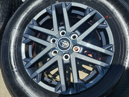 18" Toyota Tundra Sequoia OEM wheels rims GRAY 75281 LX600 2024 2025 NEW