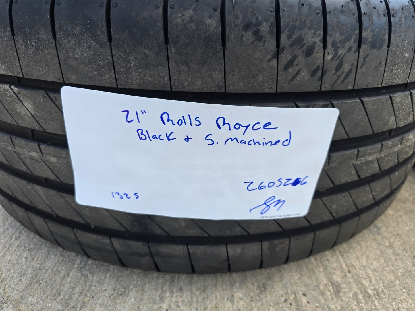 21" Rolls Royce Wraith Ghost Dawn SHADOW OEM black wheels rims 5x120 tires