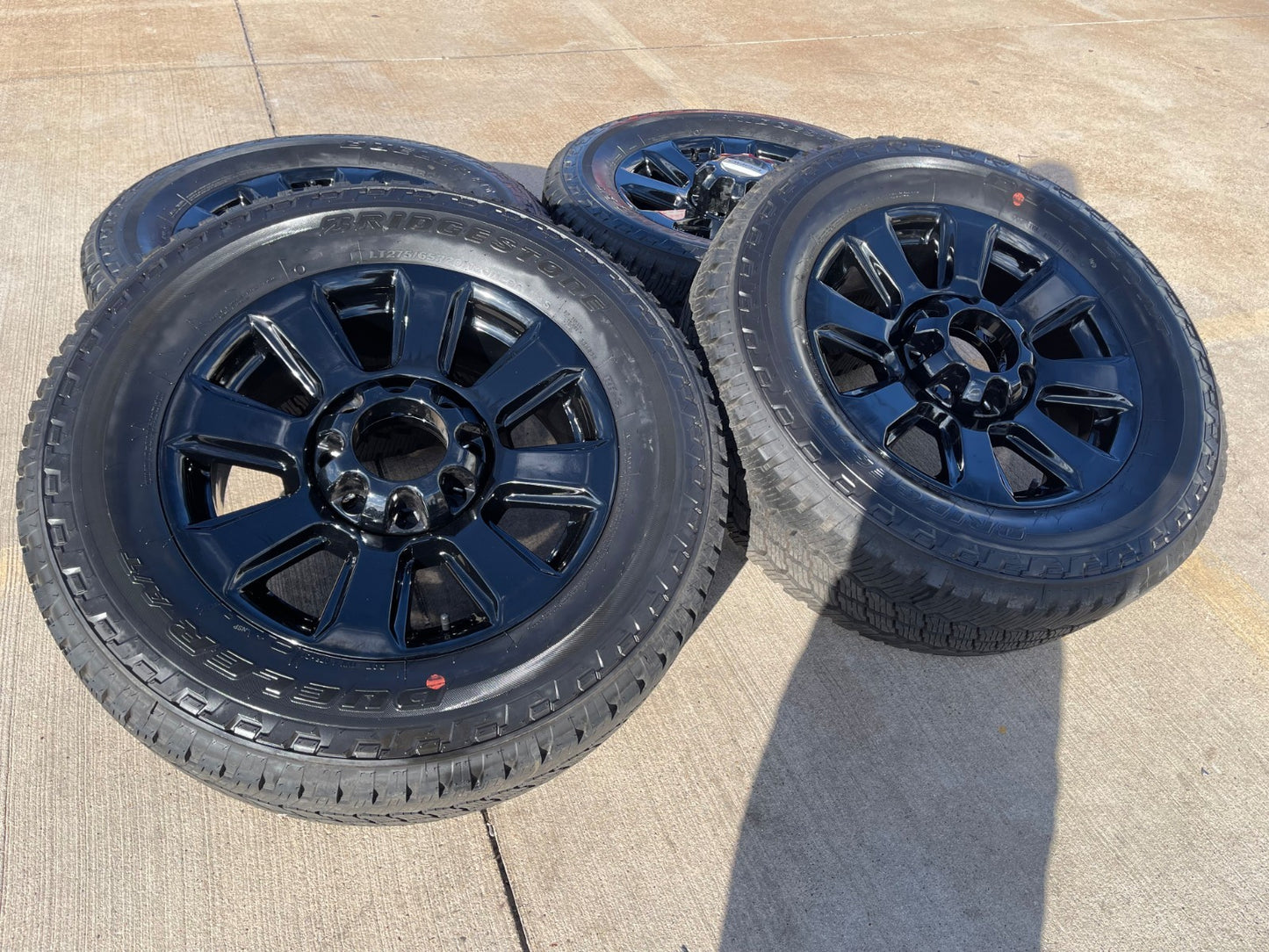 20" Ford F-250 F-350 Platinum OEM rims wheels 10103 tires BRIDGESTONE A/T NEW