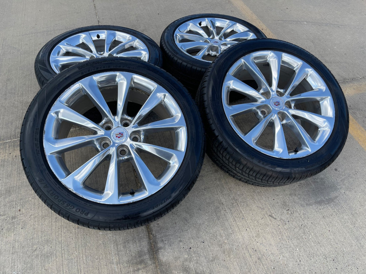 19" Cadillac XTS CT5 CT6 Platinum OEM 4773 4696 wheels rims FALKEN SET