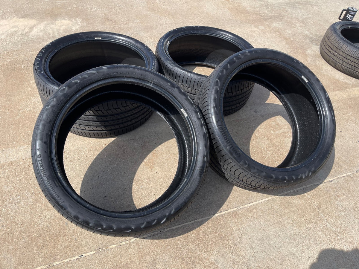 (2) 275/35/22 + (2) 315/35/22 Continental Premium Contact 6 104Y XL tires