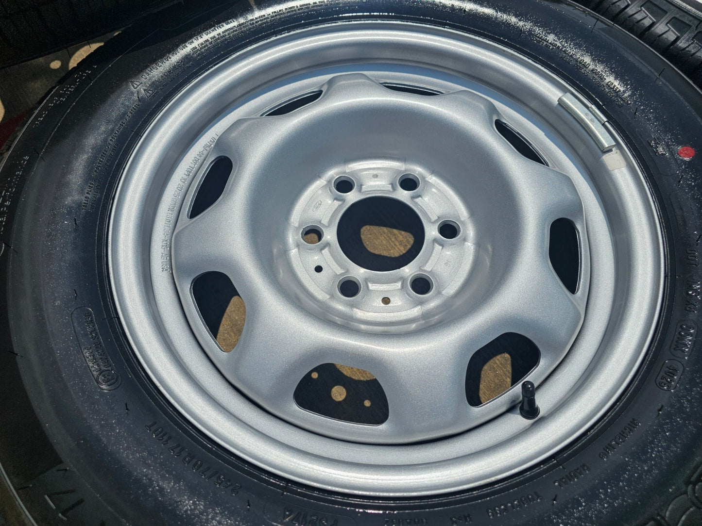 17" Ford F-150 OEM rims wheels 3857 steel 2025 2026 2027 MICHELIN HUGE SALE NEW