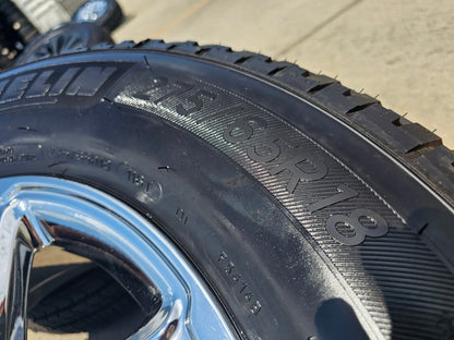 18" Ford F-150 Expedition OEM chrome rims wheels tires MICEHLIN 2024 2025 NEW