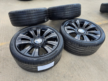 21" Rolls Royce Wraith Ghost Dawn SHADOW OEM black wheels rims 5x120 tires