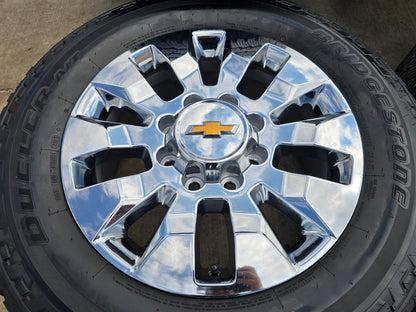 20" Chevy Silverado GMC Sierra 2500 3500 OEM 5960 5947 CHROME wheels rims