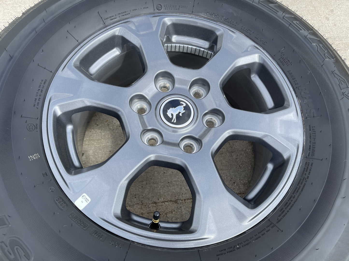 17" Ford Bronco wheel rim tire SPARE 10384 OEM Ranger 2023 2024 2025 2026 NEW