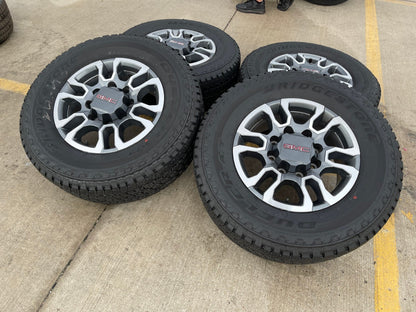 18" GMC Sierra AT4X Chevy Silverado 2500 3500 OEM 5949 wheels rims BRIDGESTONE