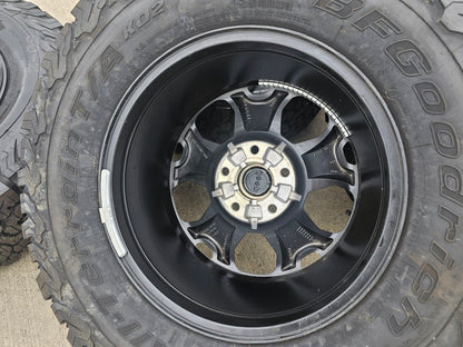 17" Jeep Wrangler Rubicon OEM wheels rims Gladiator 96832 9282 2023 2024 2025