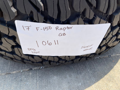 17" Ford F-150 Raptor OEM 10611 rims wheels Bronco SET 2026 2027 BFG 37" NEW