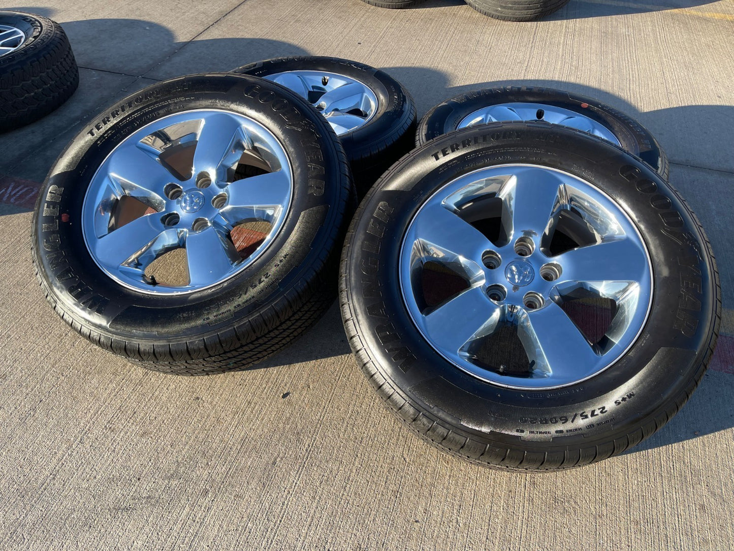 20" Dodge Ram 1500 OEM wheels rims 2495 CHROME 5x139 5x5.5 SET