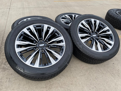 NEW 22" Cadillac Escalade V Platinum OEM 4882 wheels rims SET 2023-2027