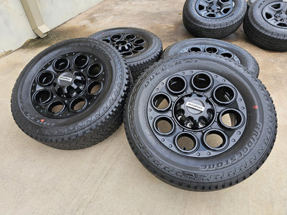 20" Ford F-250 F-350 OEM black LARIAT wheels rims 10299 tires BRIDGESTONE NEW