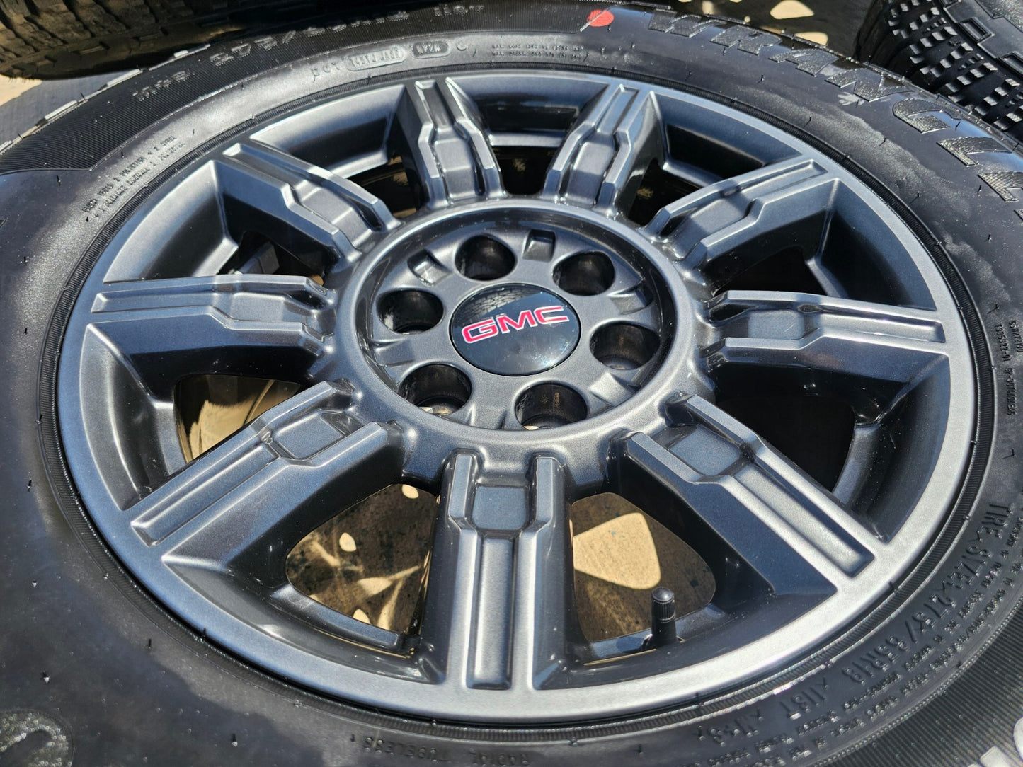 18" GMC Sierra AT4X Chevy Silverado OEM 14131 wheels rims SET GOODYEAR A/T NEW