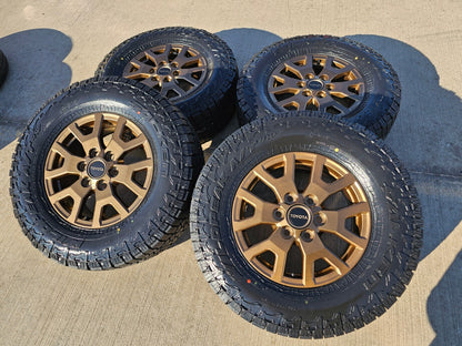 17" Toyota Tacoma 4Runner TRD OEM 94254 10637 BRONZE wheels rims 2025 2026 NEW