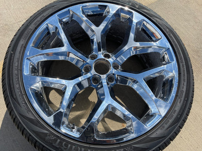 24" 24x9 GMC Yukon Chevy Tahoe 1500 OEM replica wheel rim 5668 spare single