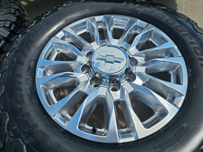 20" Chevy Silverado High Country 2500 3500 OEM 5961 wheels rims tires BFG 35"