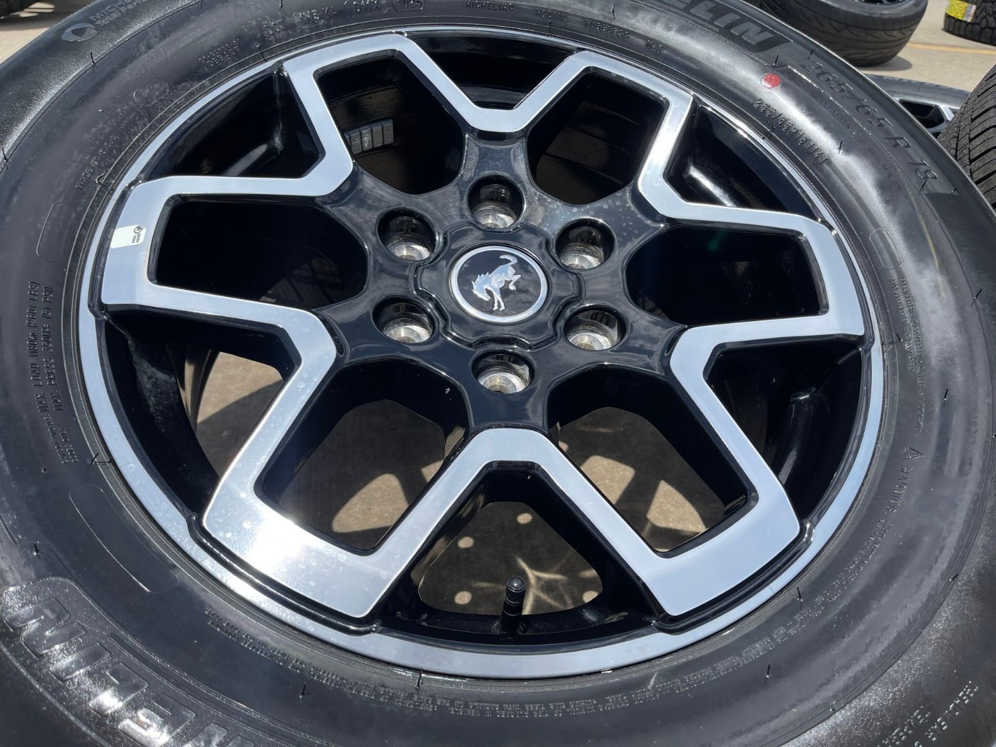 18" Ford Ranger wheels rims tires black 95213 tires 2023 2024 2025 2026 NEW