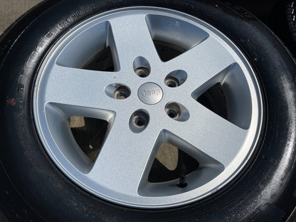 17" Jeep Wrangler Gladiator OEM wheels rims 9074 tires MICHELIN PRIMACY LTX NEW