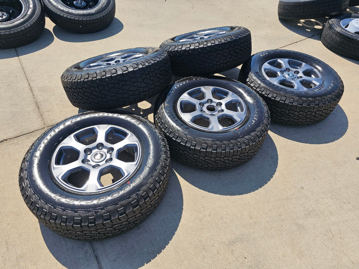 17" Ford Bronco Big Bend wheels rims 10384 OEM Ranger 2024 2025 2026 NEW BFG