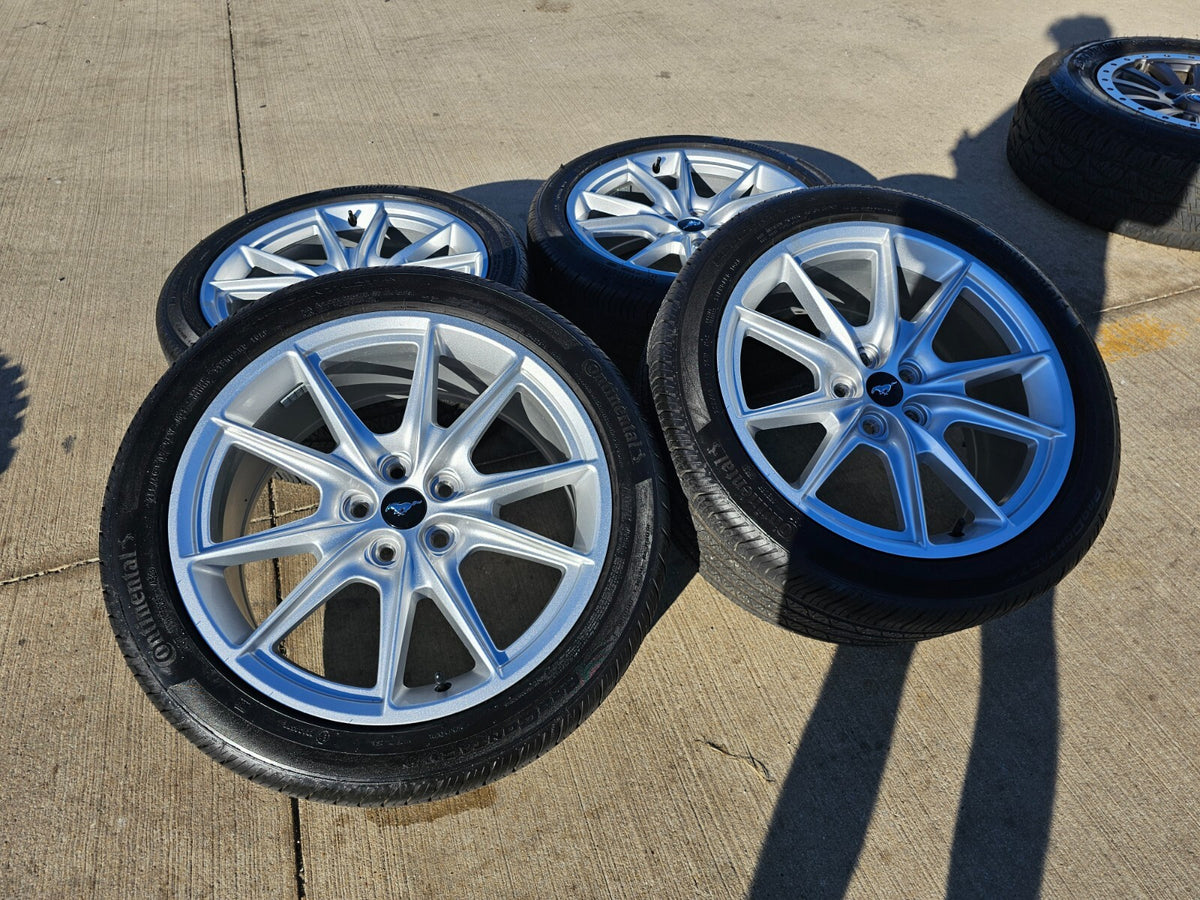 19" Ford Mustang Stealth GT OEM 10597 95759 wheels rims 2024 2025 2026 SET NEW