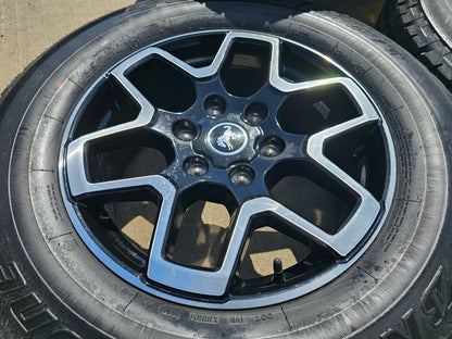 18" Ford Bronco wheels rims black 95213 Ranger 2022 2023 2024 2025 NEW