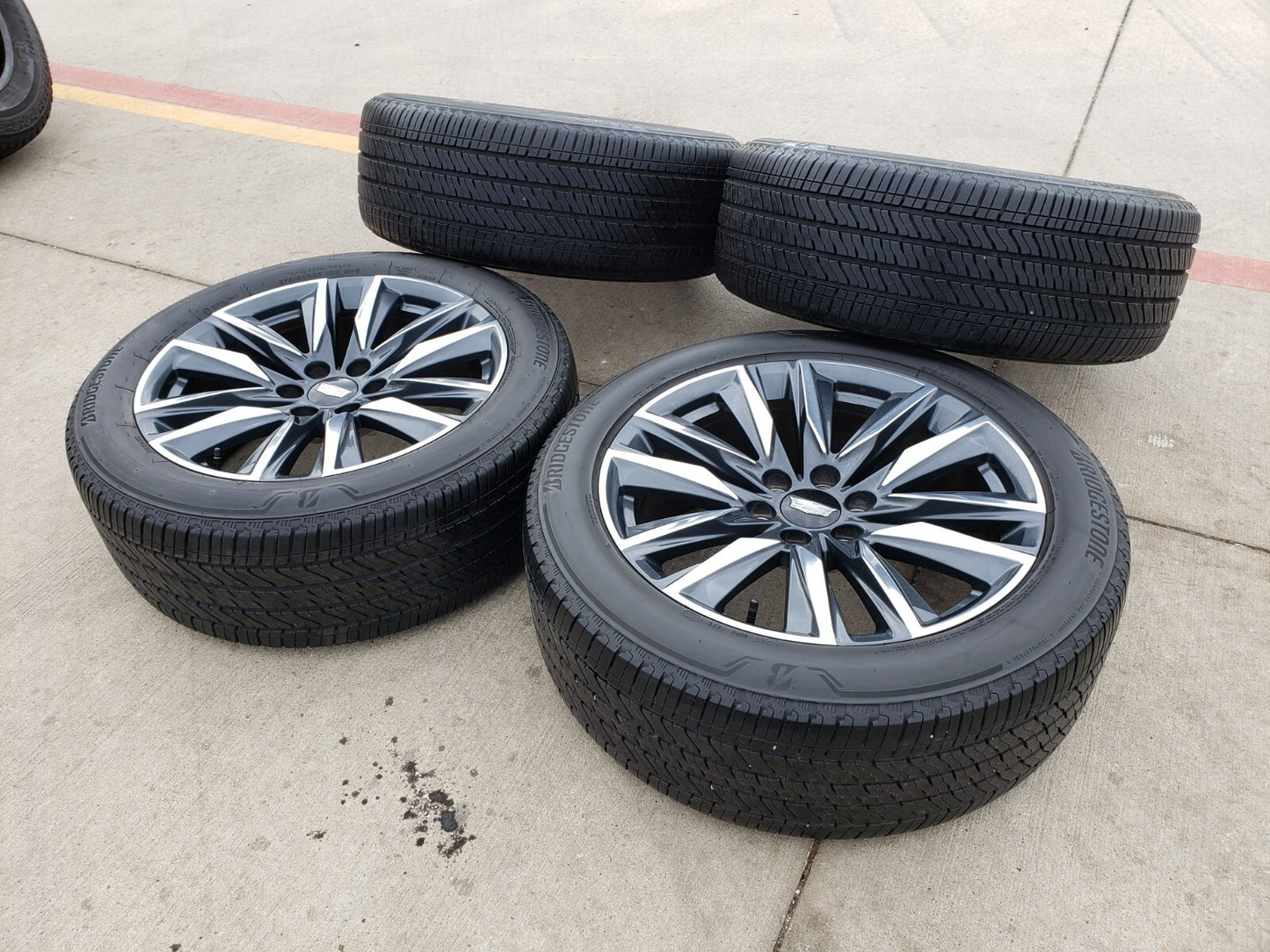 NEW 22" Cadillac Escalade OEM wheels rims 95028 4869 GMC Sierra SET 1999-2027