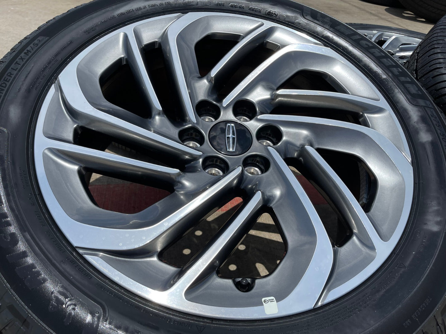 22" Lincoln Navigator OEM 94225 rims wheels BLACK LABEL 2025 2026 MICHELIN NEW