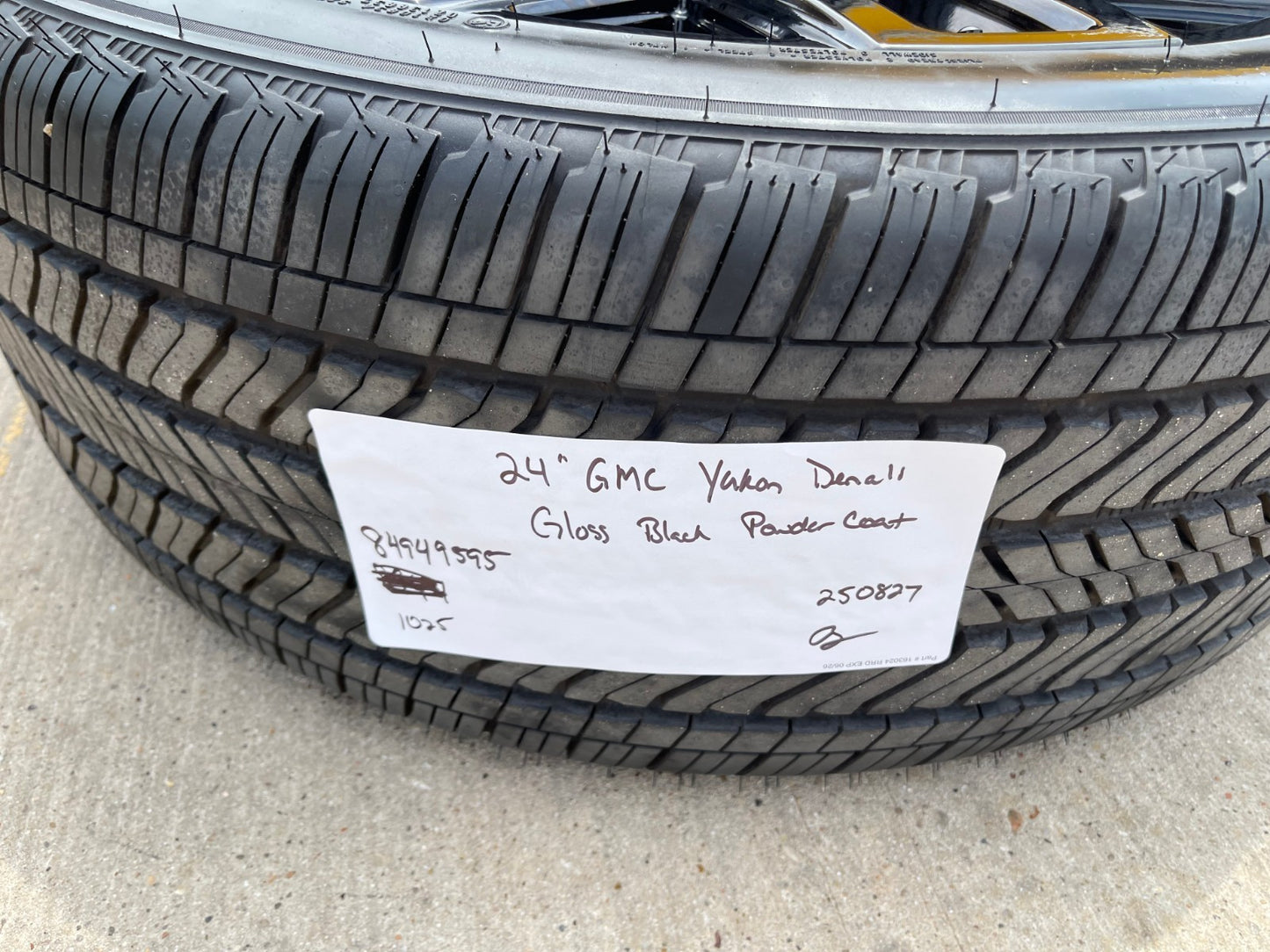 24" GMC Yukon Sierra DENALI OEM wheels rims black 2022 2023 2024 2025 2026 NEW