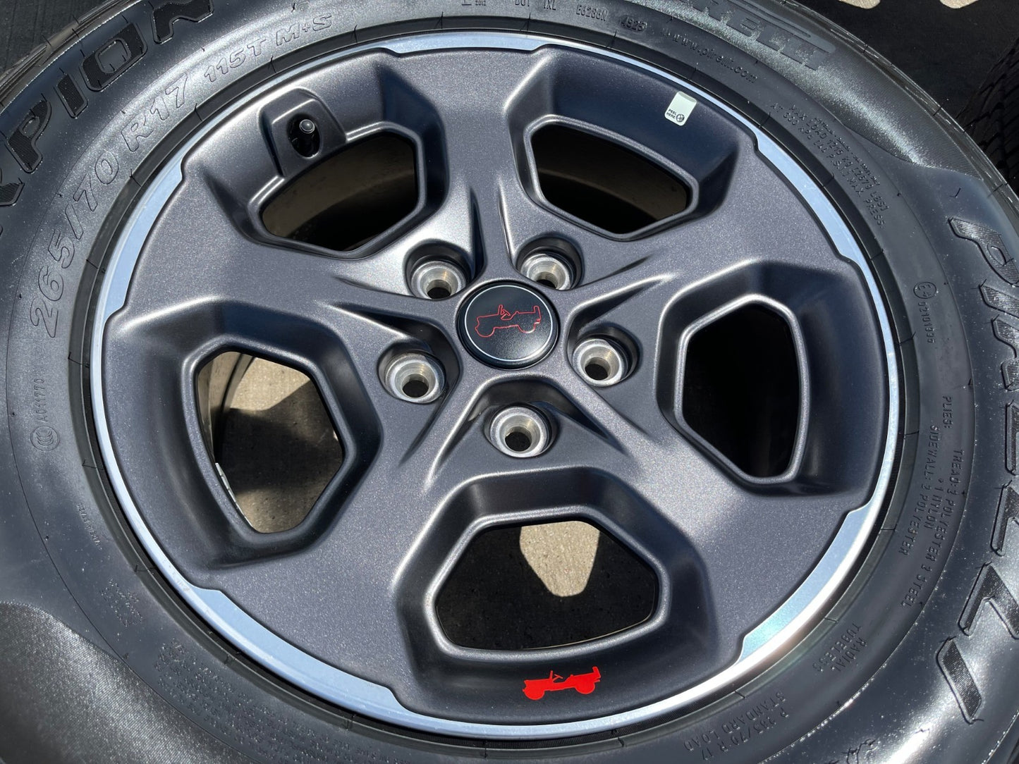 NEW 17" Jeep Gladiator RUBICON OEM wheels rims Wrangler RIM# 9236 FITS 2007-2027