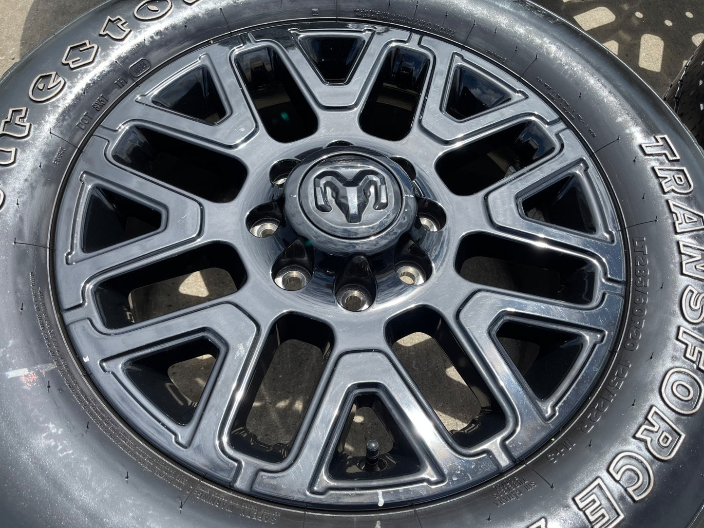 20" Dodge Ram 2500 3500 LARAMIE OEM 51649 wheels rims A/T2 2025 2026