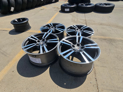 20" 20x9.5 20x11 Porsche Panamera OEM 67415 67416 wheels rims Cayenne GTS SET