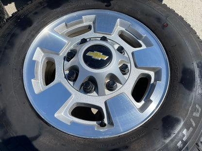17" Chevy Silverado GMC Sierra 2500 3500 OEM 5500 wheels rims tires MICHELIN A/T