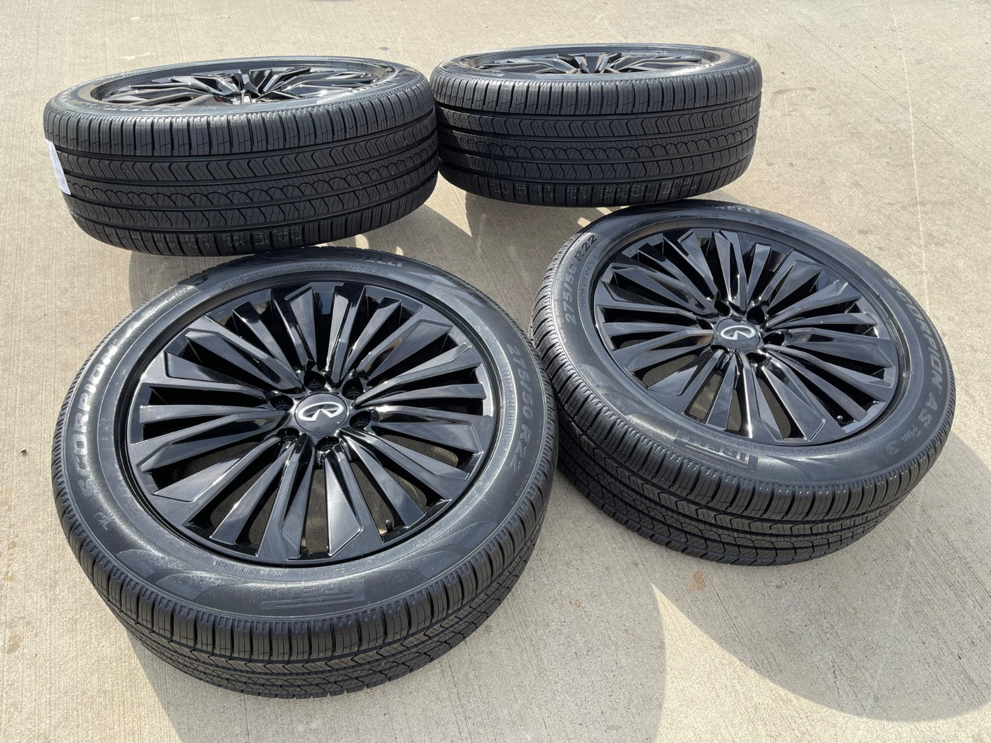 22" Infiniti QX80 QX56 Nissan Titan Armada OEM 94236 wheels rims 2025 2026 NEW