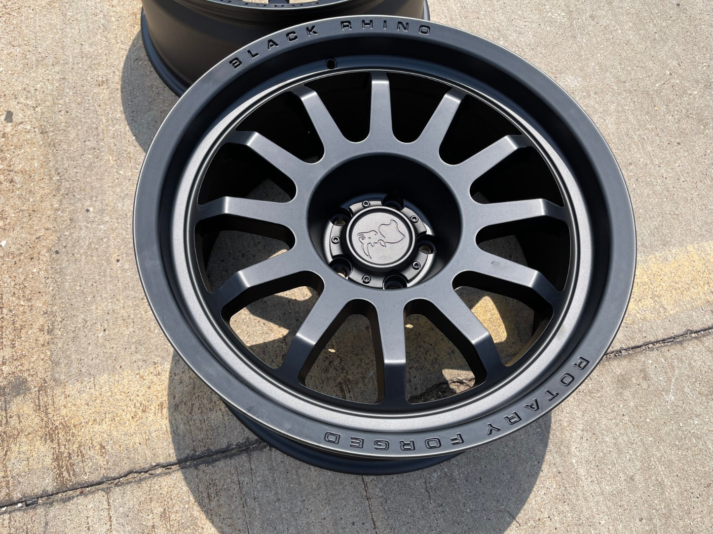(1) 20" 20x9.5 Black Rhino Rapid RF Jeep Wrangler Gladiator wheel rim NEW