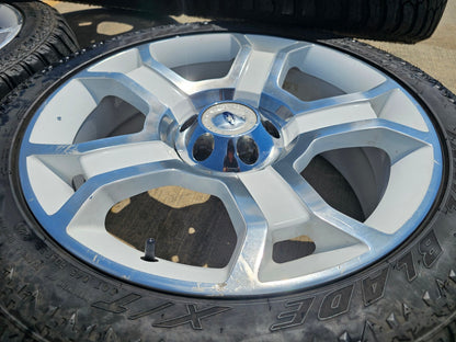 22" Ford F-150 LIMITED OEM 3750 white rims wheels Expedition SET