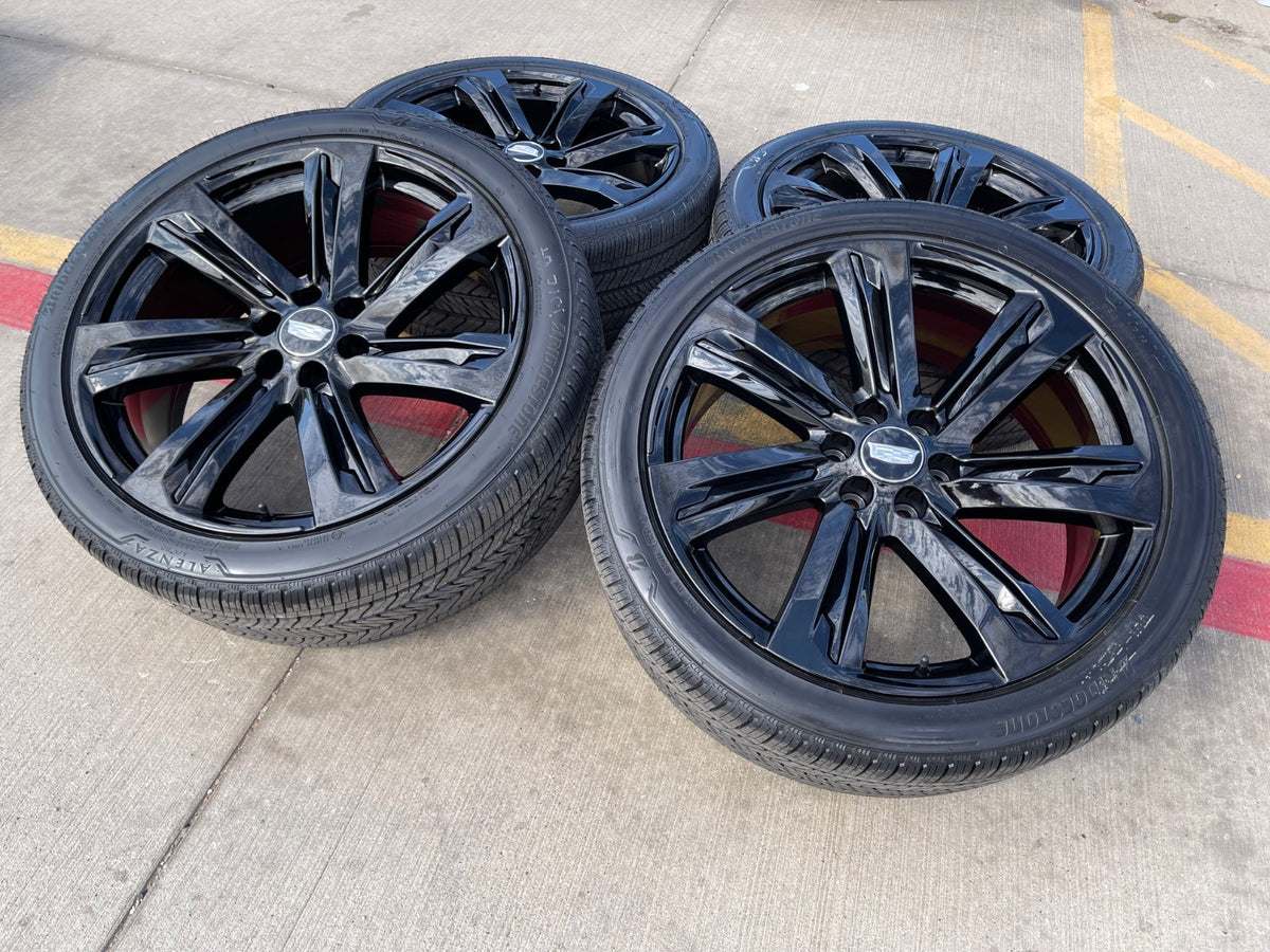 24" Cadillac Escalade V OEM wheels rims 2025 2026 2027 BRIDGESTONE SET NEW