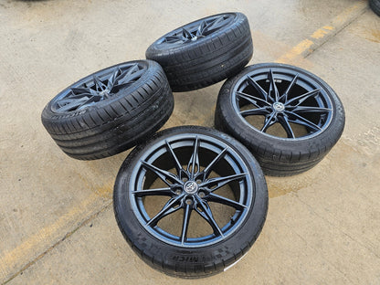 19" Toyota Supra GR OEM 75327 wheels rims 5x112 BMW Z4 2024 2025 2026 MICHELIN