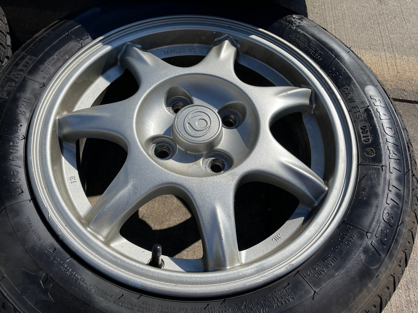 14" 14x6 Mazda Miata OEM 64755 wheels rims 1994 1997 2000 2005