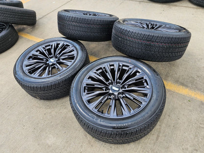22" Cadillac Escalade V V600 Platinum OEM ORIGINAL wheels rims 2025 2026 NEW