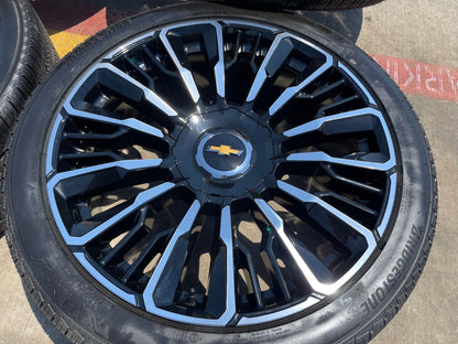 24" Chevy Tahoe Suburban Silverado OEM High Country wheels rims 2026 2027 NEW
