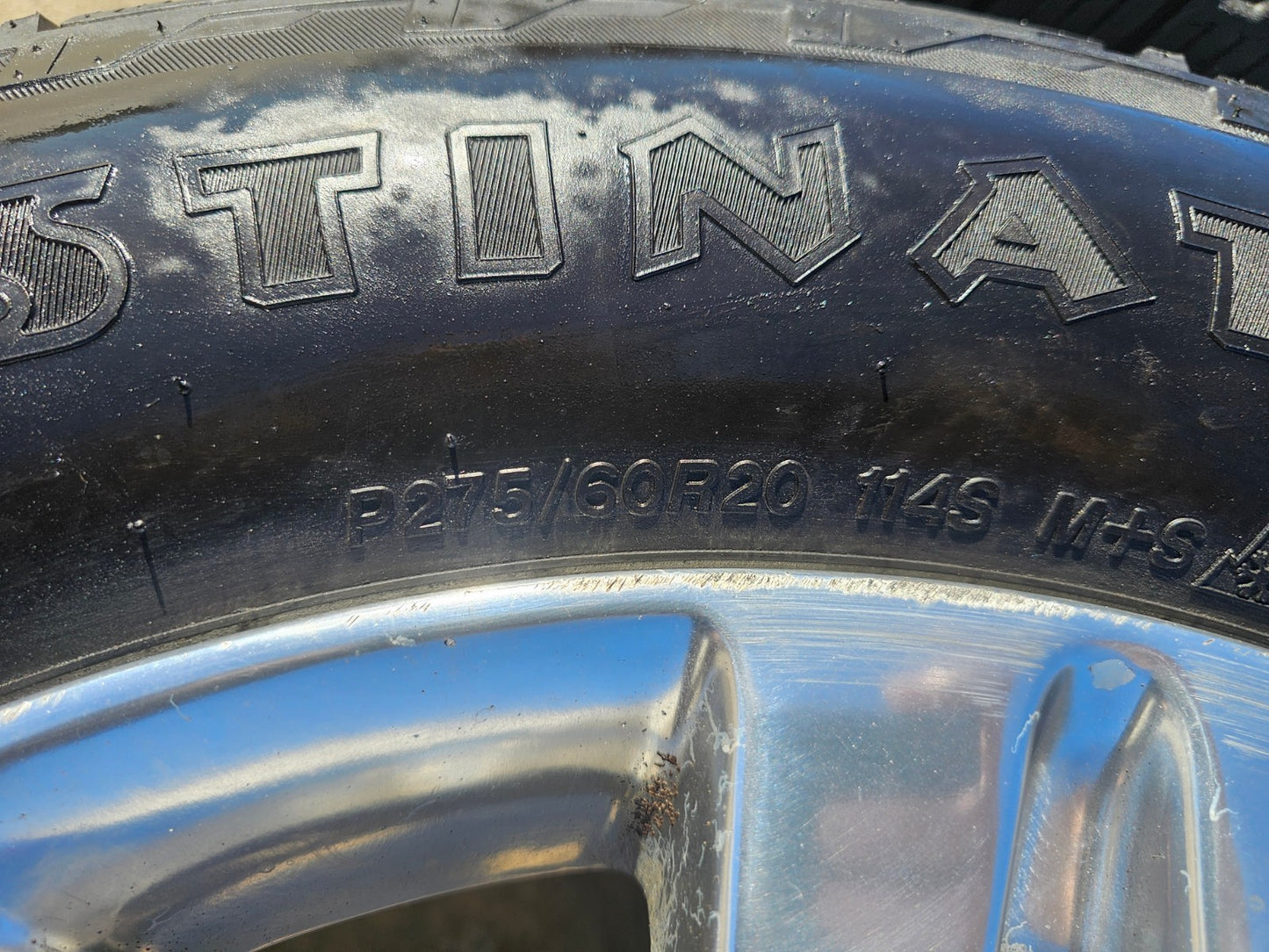 20" Toyota Tundra TSS TRD T Force OEM wheels rims 5x150 tires FIRESTONE A/T2