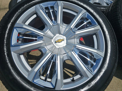 22" Chevy Tahoe RST Premier OEM wheels rims 14046 96951 SET Silverado Suburban