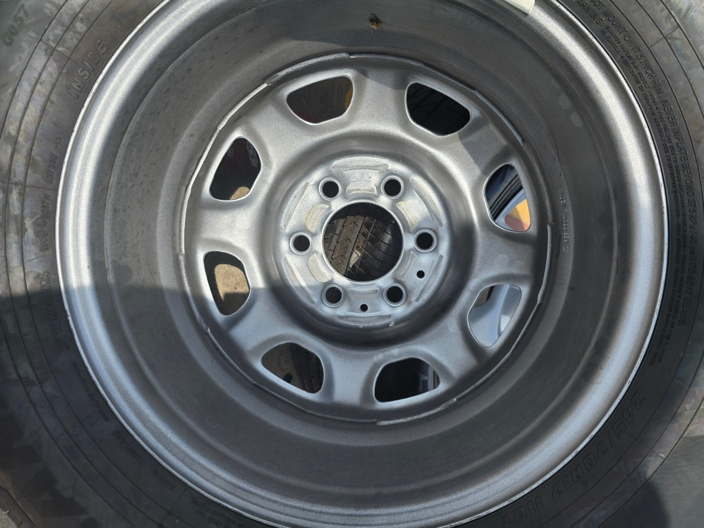 17" Ford F-150 OEM rims wheels 3857 steel 2025 2026 YOKOHAMA NEW SMOKIN DEAL