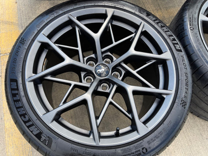 19" 19x10.5 19x11 Ford Mustang GT Track Pack PREFORMANCE OEM wheels rim MICHELIN