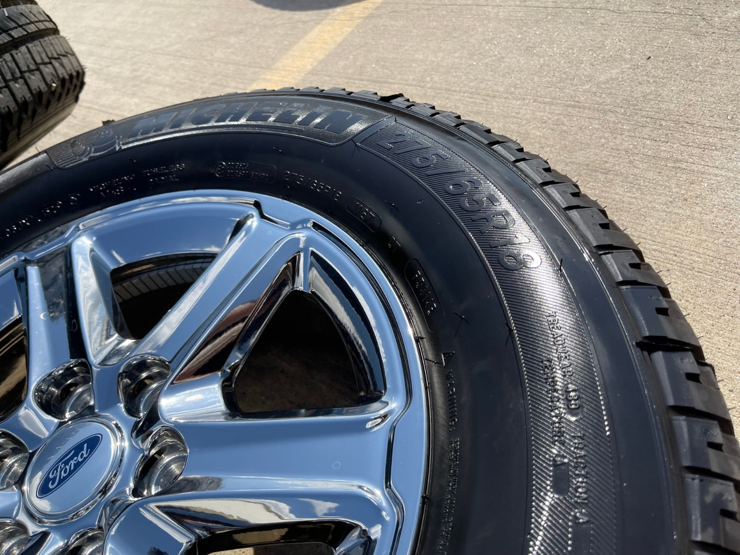18" Ford F-150 Expedition OEM chrome rims wheels tires MICEHLIN 2025 2026 NEW