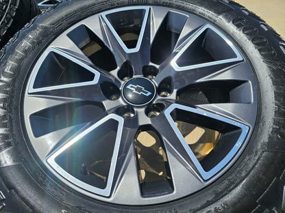 20" Chevy Tahoe Silverado OEM 5919 wheels rims GMC Yukon tires GOODYEAR