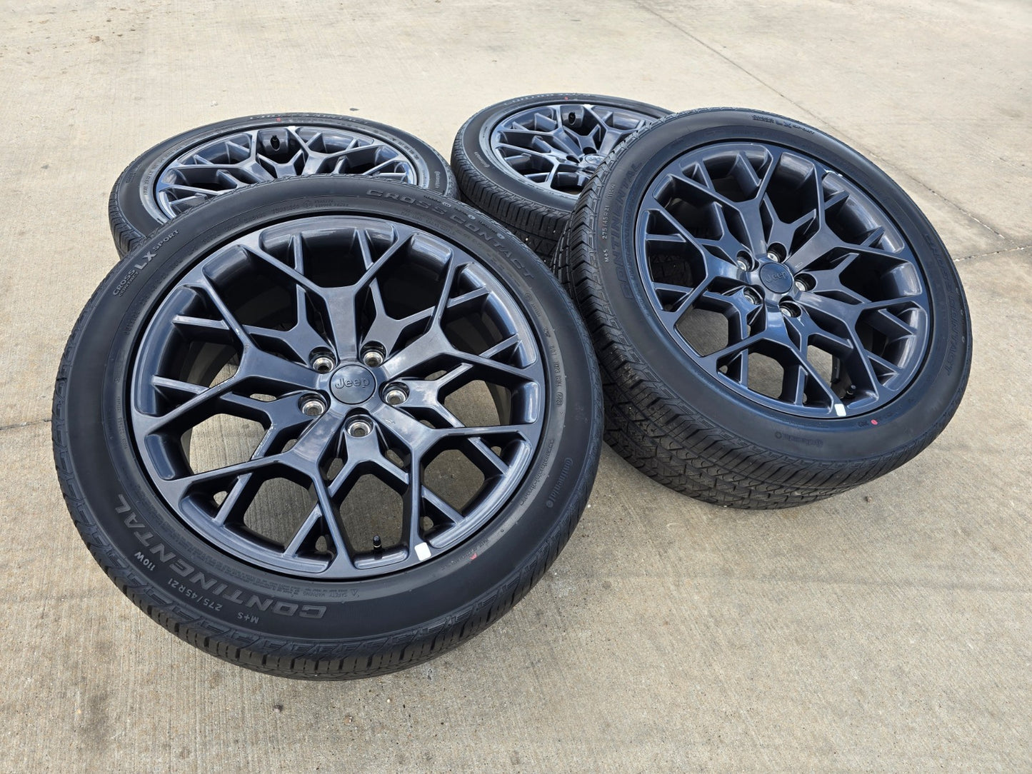 21" Jeep Grand Cherokee L OEM wheels rims 9291 Durango tires DISCOUNTED