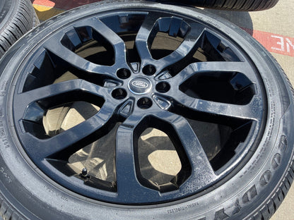 22" Land Rover Range DEFENDER OEM wheels rims black 72247 tires NEW