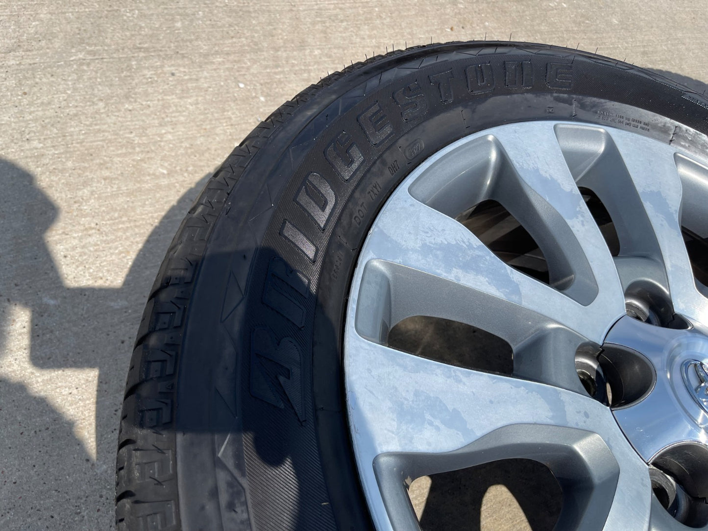 20" Toyota Tundra PLATINUM OEM 69533 SET wheels rims 5x150 tires BRIDGESTONE