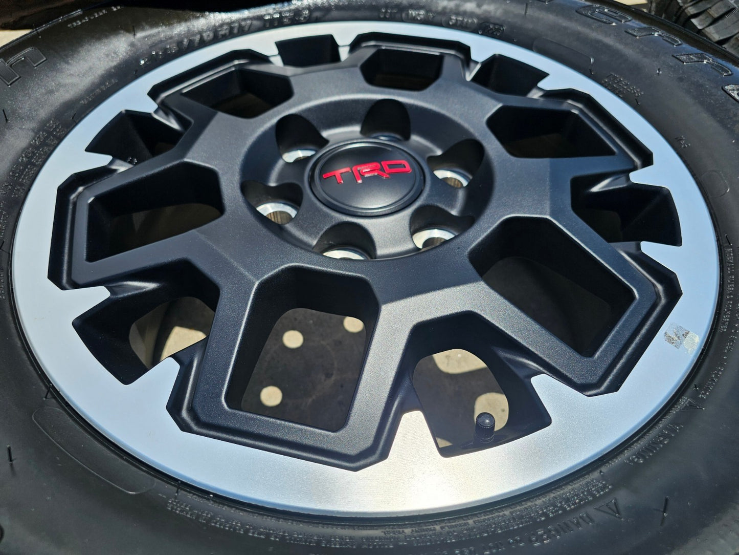 17" Toyota Tacoma 4Runner TRD OEM 10638 wheels rims SET 2025 2026 BFG A/T NEW